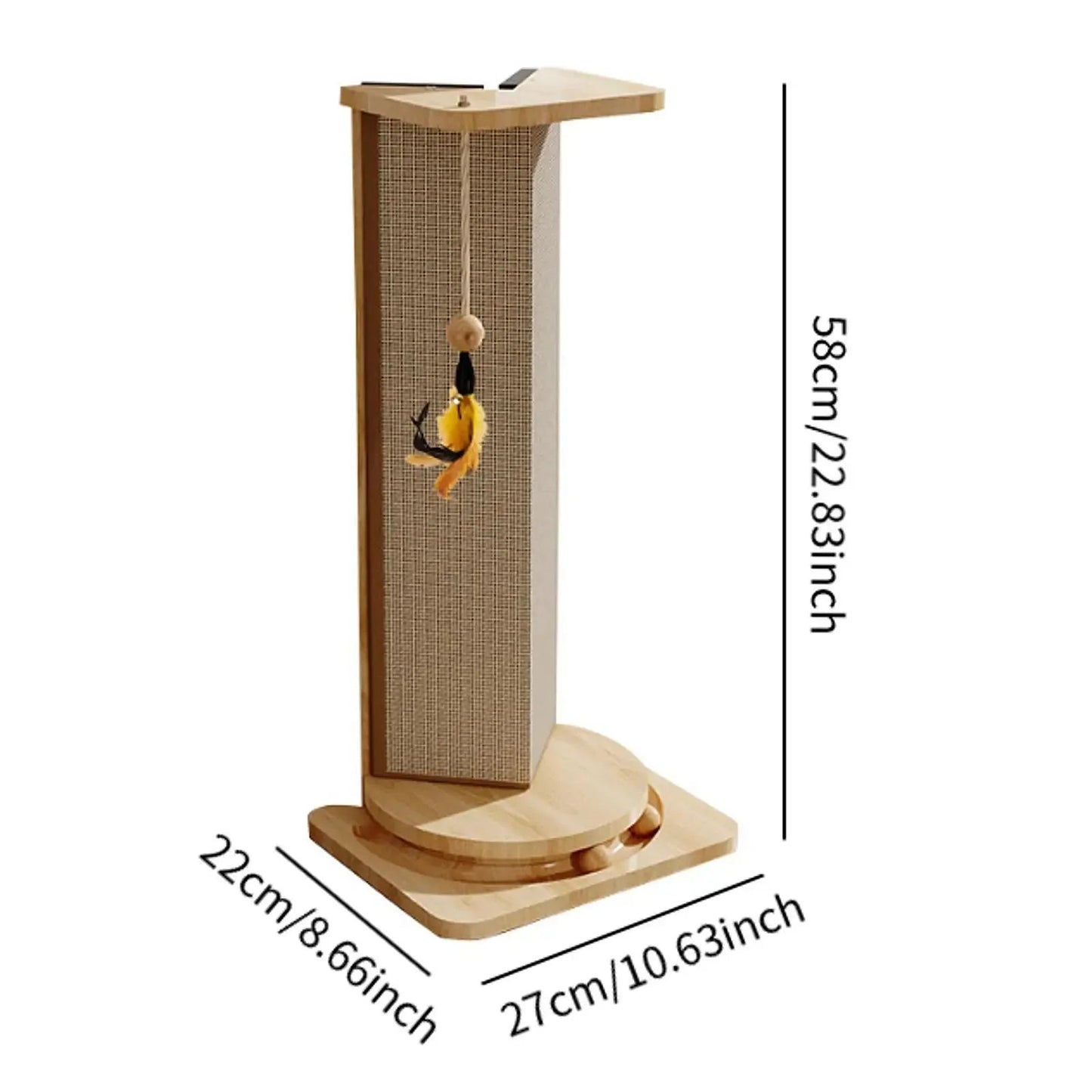 Griffoir pour chat - CatScratcherPost™ - Chatadorable