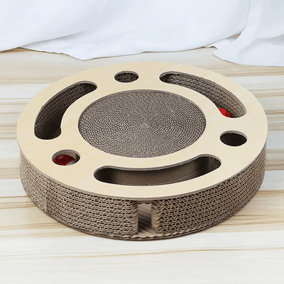 Grattoir Chat - PurrRoundScratcher™ - Minimaliste - Chatadorable