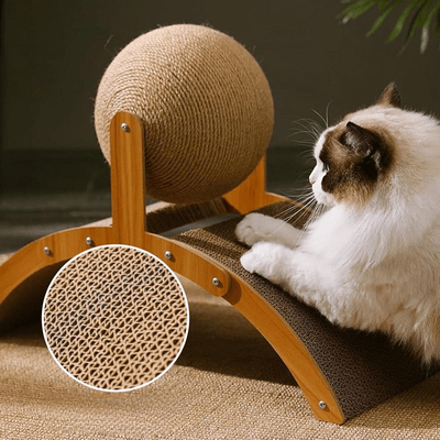 Griffoir pour Chat - Scratch&PlayCatBoard™ - Arc - Chatadorable