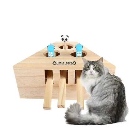 Jouet Interactif Chat - PawHunter™ - 3 Trous - Chatadorable