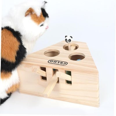 Jouet Interactif Chat - PawHunter™ - 3 Trous - Chatadorable
